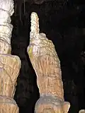 Сталагмит необычной формы