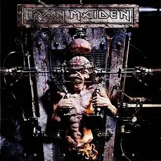 Обложка альбома Iron Maiden «The X Factor» (1995)