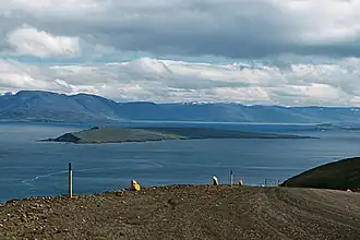 Вид на Вигюр со стороны Тьяльдтаунги