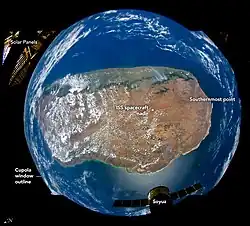 Вид сверху, МКС, 2017