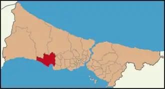 Бююкчекмедже на карте