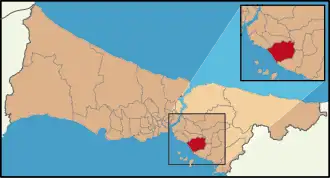 Малтепе на карте