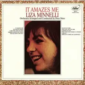 Обложка альбома Лайзы Миннелли «It Amazes Me» (1965)