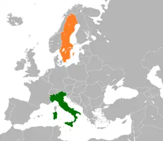 Италия и Швеция