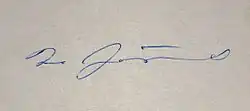 Изображение автографа