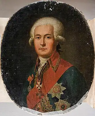 портрет работы неизвестного художника,вторая половина XVIII в.