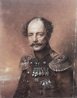 портрет контр-адмирала И.А. Купеянова работы Франца Крюгера, 1850-1851 гг.