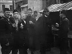 Светозар Риттиг (второй справа) в Ливно, 1943 год