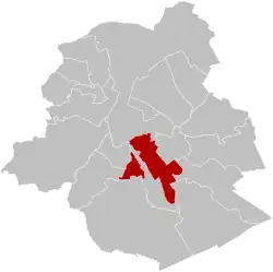 Расположение муниципалитета на карте провинции