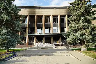 Изюмский городской совет после боёв