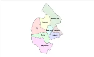 Лен Емтланд на карте