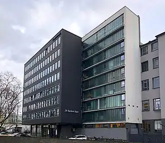 Вид издательства с площади Урсулы