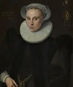 Портрет Бартье ван Адрихем. 1593. Дерево, масло. Музей Бойманса-ван Бёнингена, Роттердам