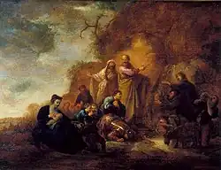 Моисей на горе Хорив. 1640. Дерево, масло. Национальный музей старинного искусства, Лиссабон