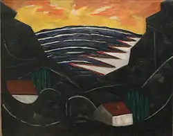 Якоба ван Хемскерк. Пейзаж, картина I (1914)