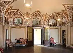 Зал «Освобождённого Иерусалима». Фрески Я. Кьявистелли и мастерской. После 1615