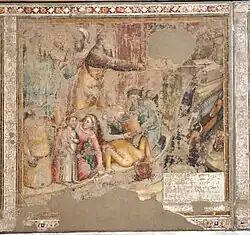 Моисей открывает источник в скале