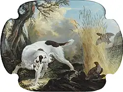 Спаниэль на охоте, 1768, частное собрание