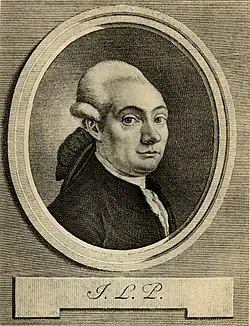 Якоб Людвиг Пассавант. 1775. Офорт, резец