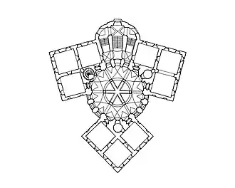 План замка Карлова Коруна