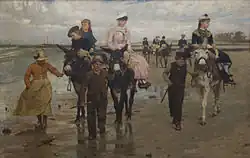 Ослики на пляже (1884) Королевский музей изящных искусств, Антверпен