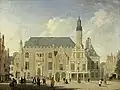 Ратуша в XVIII  веке (худ.Ян тен Компе)