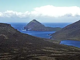 Вид с острова Кэмпбелл. Фото сделано в январе 2007 года