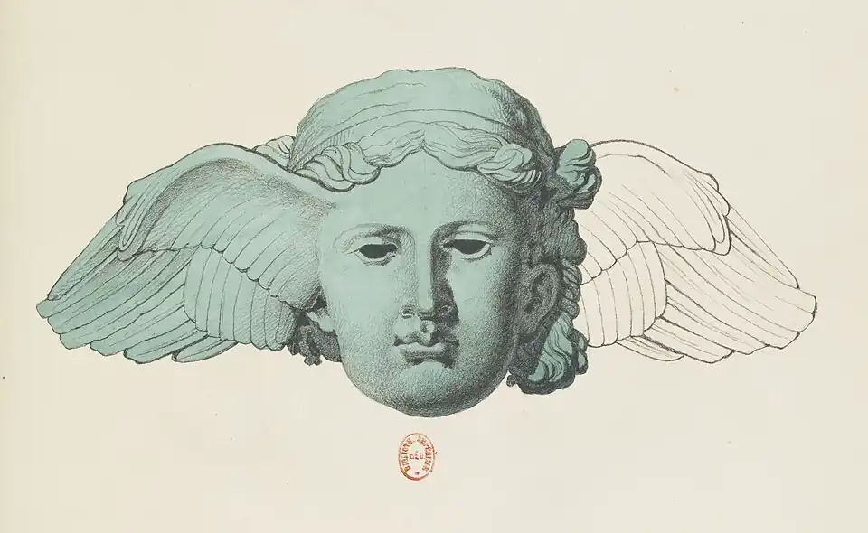 Том 2, лист 45 (фрагмент). Голова Гипноса