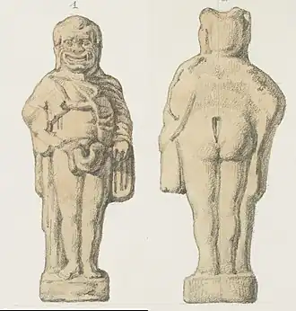 Том 4, лист 86 (фрагмент). Обнажённый комический актёр