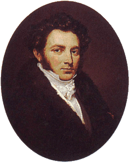 Портрет Маршана кисти Жан-Батиста Мозеса (около 1840 года)