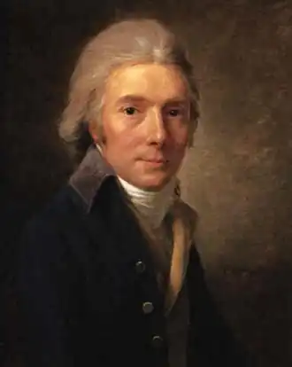 Jean-Louis Voilles. Portrait of Balthazar de la Traverse. 1801 Oil on Panel 22.9 x 19.1 cm