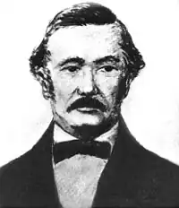 Графический портрет Ж.-М. Ле Бри, выполненный в 1965 году по старой фотографии