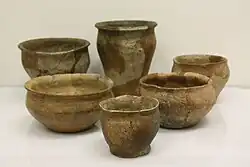 Керамические изделия славянского типа, найденные на горе Йоханнисберг