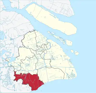 Цзиньшань на карте