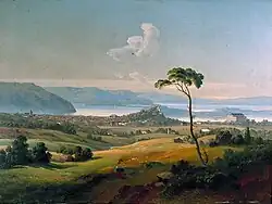 Вид из Корфаугена. 1841. Холст, масло. Городской музей, Осло