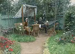 Сцена в саду, Линчёпинг