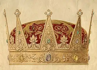 Корона принцев Норвегии (1846)