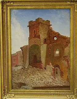 Северная Голландия. Руины церкви. 1875 год.