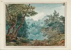 Ариччья. Ок. 1778. Бумага, акварель. Королевская академия изящных искусств Сан-Фернандо, Мадрид