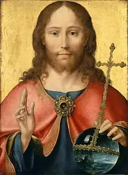 Спаситель мира. Между 1516 и 1518. Дерево, масло. Лувр, Париж