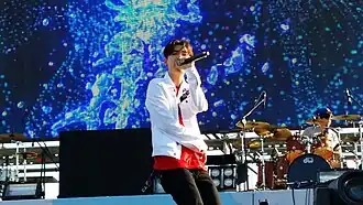 Jooyoung performing in 2015 Greenplugged Seoul