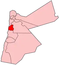 Мадаба на карте