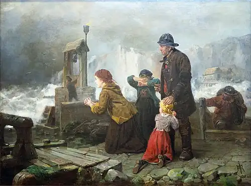 Шторм на Гельголанде.