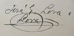Изображение автографа