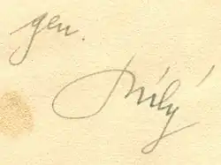 Изображение автографа