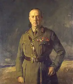 Портрет канадского генерала Артура Уильяма Карри.