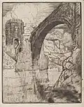 Arch of Bridge of Alcantara, 1904