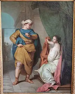 Иосиф и жена Потифара. Ок. 1720. Холст, масло. Музей Маньен, Дижон