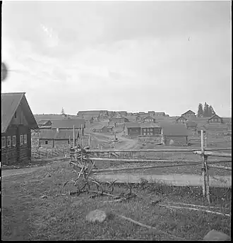 Вид на деревню в 1942 году