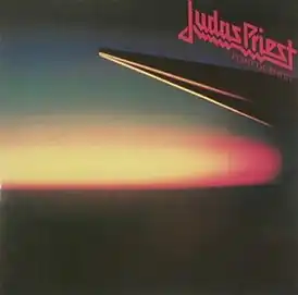 Обложка альбома Judas Priest «Point of Entry» (1981)